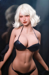 Life-size silver-haired love doll 166cm E cup hot doll ROSSI